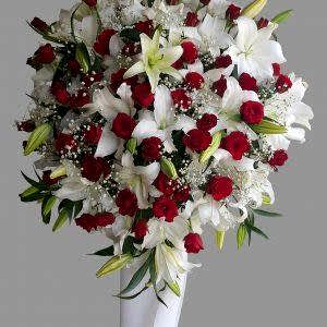 Kırmızı Beyaz Ferforje