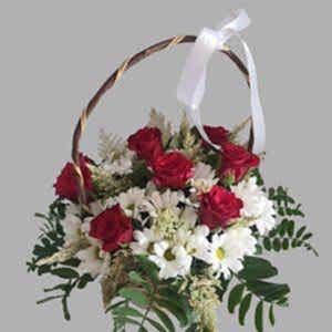 Sepette Papatya ve Gül