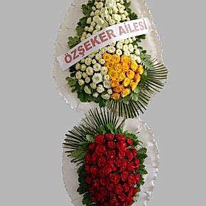 2'li Büyük Gül Çelenk